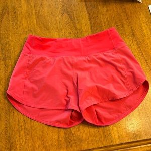 Pink Lululemon Shorts